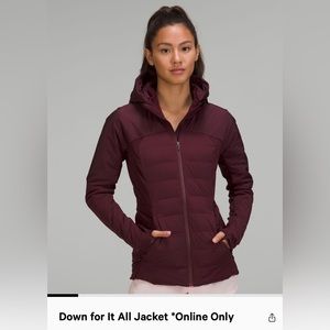 Lululemon Down for it all Jacket